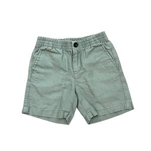Janie and Jack Light Sage Green Pull-On Shorts
